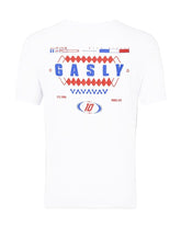 Alpine Racing F1 Pierre Gasly Relaxed Fit T-Shirt- White/French Navy