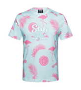 Stake F1 Kick Sauber Men's Special Edition Miami GP AOP T-Shirt - Blue