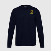 Ayrton Senna F1 Men's Legacy Long Sleeve T-Shirt - Navy/White