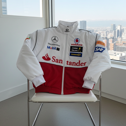 Mercedes-Benz F1 Vintage Jacket [White]