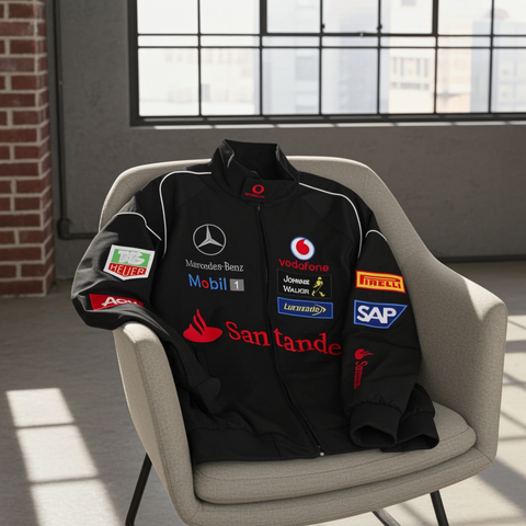 Mercedes-Benz F1 Vintage Jacket [Black]