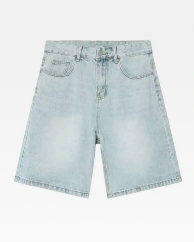 Light Blue Denim Shorts Mens