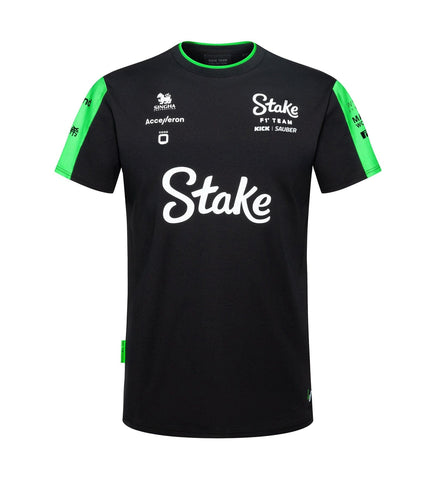 Stake F1 Kick Sauber Men's Team T-Shirt - Black